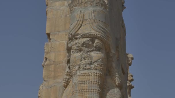 Persepolis poort van naties — Stockvideo