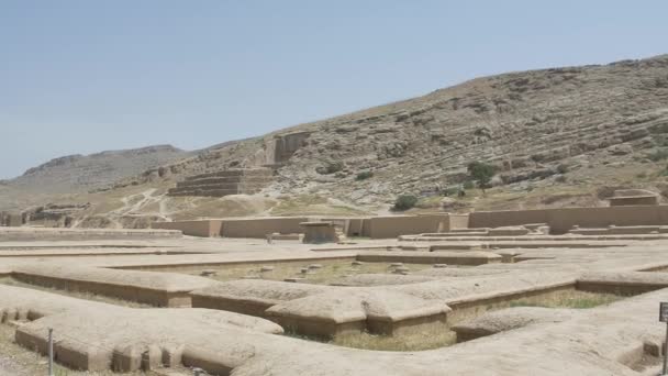 Persepolis ruins panorama — Stock Video