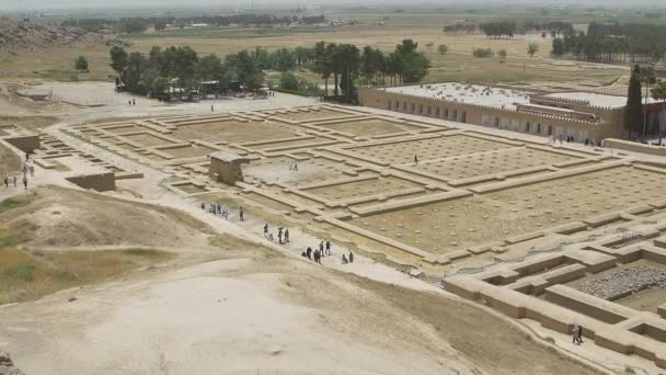 Persépolis ruinas vista panorámica — Vídeos de Stock
