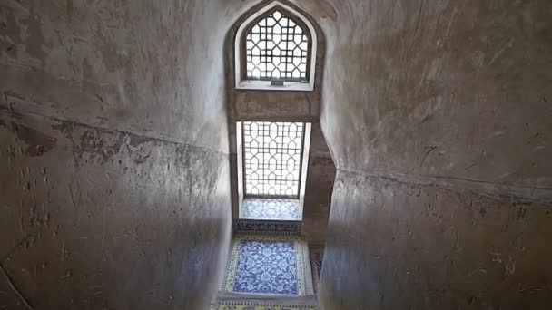Интерьер дворца Али-Капу — стоковое видео