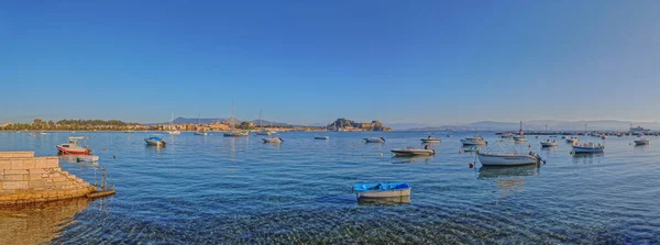 Gamla venetianska fästningen på Korfu stad Grekland — Stockfoto