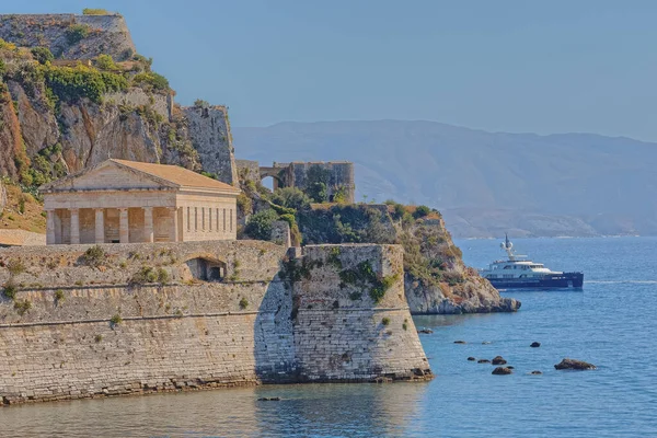Церковь Святого Георгия в Старой крепости на Корфу Греция — стоковое фото