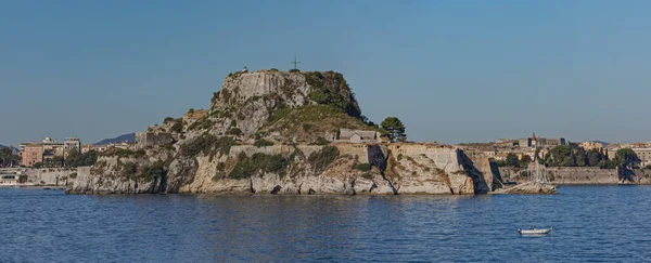 Gamla venetianska fästningen på Korfu stad Grekland — Stockfoto