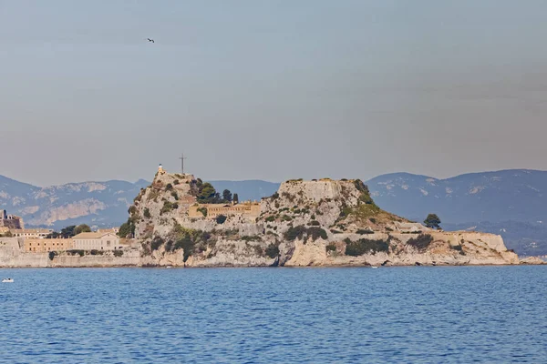 Antiga fortaleza veneziana na cidade de Corfu Grécia — Fotografia de Stock