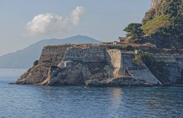 Old Venetian fortress in Corfu town Greece — Stock Photo, Image