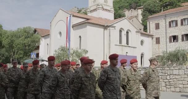Celebration of the St. Anthony in Knin — Stock Video