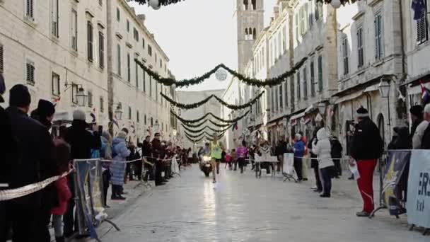 Wyścig Dubrownika DuRun 10k — Wideo stockowe