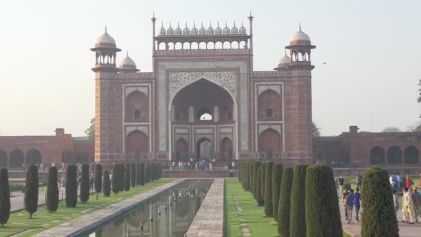 De Taj Mahal, India — Stockvideo