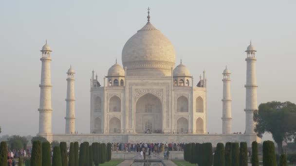 O Taj Mahal, Índia — Vídeo de Stock