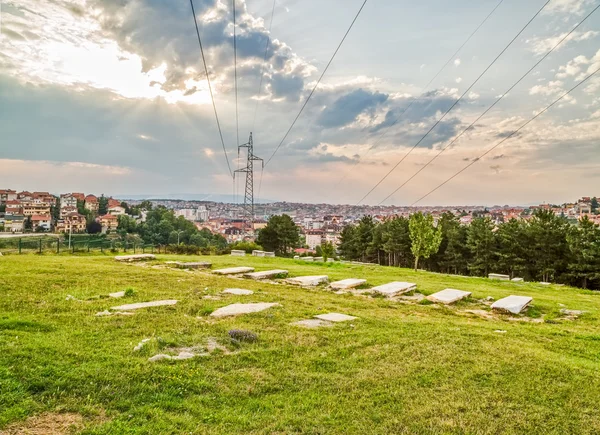 Jewish cemetery in Pristina — Stock Photo, Image