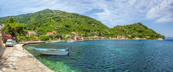 Adriatische landschap panorama — Stockfoto