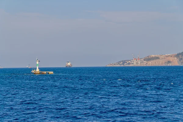 Boğaz'ın küçük deniz feneri — Stok fotoğraf