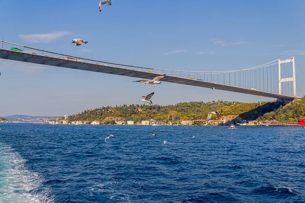 Druhý most v Istanbulu — Stock fotografie