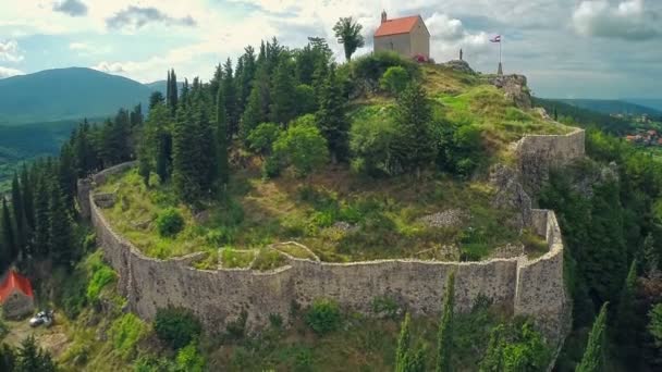 Sinj cidade velha — Vídeo de Stock