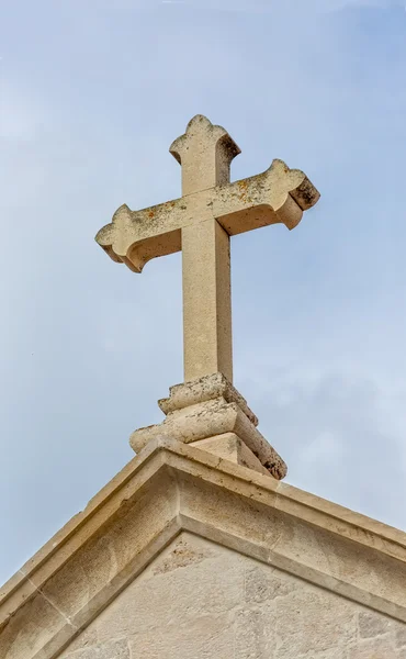 Unterirdisches Kirchenkreuz — Stockfoto