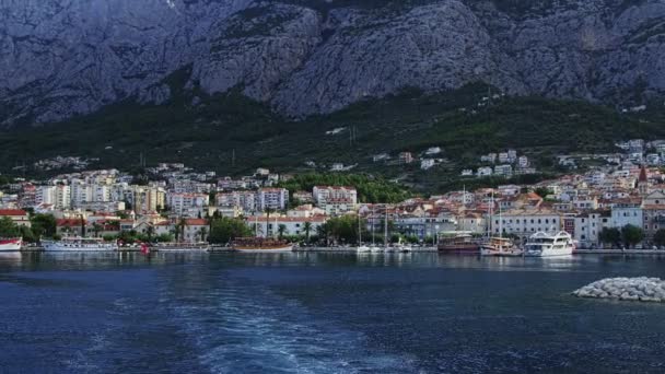 Salida de Makarska — Vídeo de stock