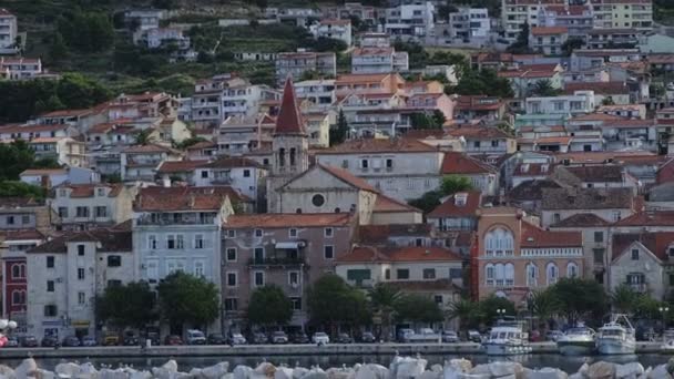 Panorama de Makarska — Vídeo de Stock