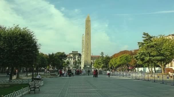Obelisk Teodozjusza, istanbul — Wideo stockowe
