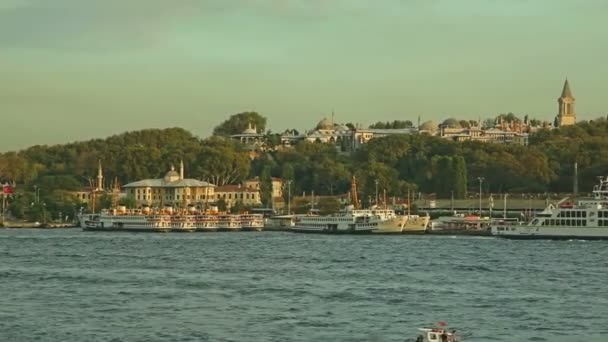 İstanbul 'daki Topkapı Sarayı — Stok video