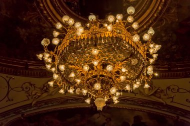 Croatian National Theatre ceiling clipart