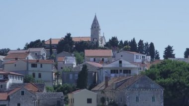 Primosten kilise kule saati ile