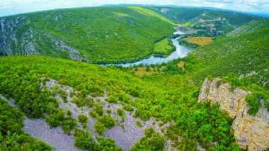 Nehir Krka Kanyon hava