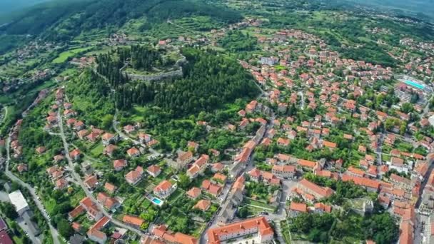 Sinj old town — Stock Video