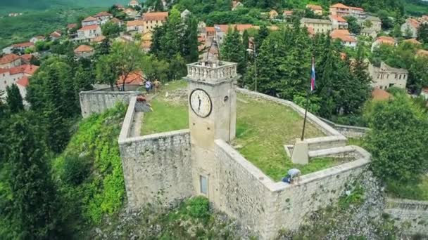 Fort Kamicak in Sinj — Stockvideo