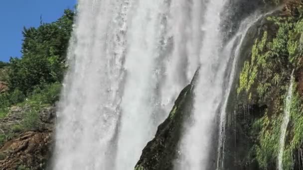 Waterfall Krcic closeup shot — Stock Video