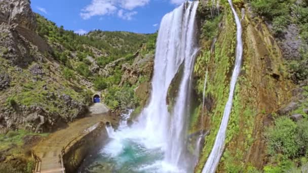 Cascata Krcic a Knin — Video Stock