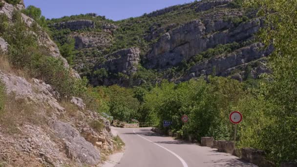 Karst estrada natureza — Vídeo de Stock