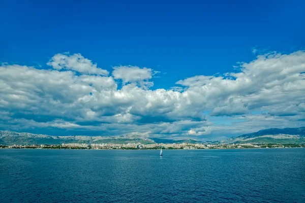 Zeilen Split wateren — Stockfoto