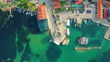 Mali Ston Peljesac Yarımadası'nda, hava