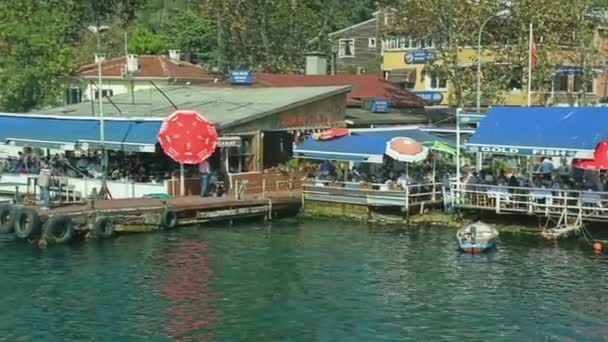 Restaurantes Anadolu Kavagi — Vídeo de Stock