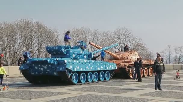 Het museum van de Oekraïense staat van de grote patriottische oorlog — Stockvideo