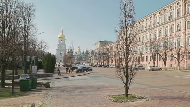 Kathedrale der Heiligen Sophia — Stockvideo