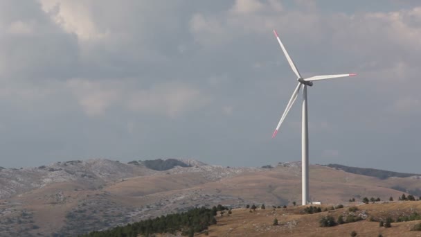 Windturbine — Stockvideo