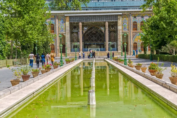A Golestan palota egykori királyi Qajar komplex — Stock Fotó