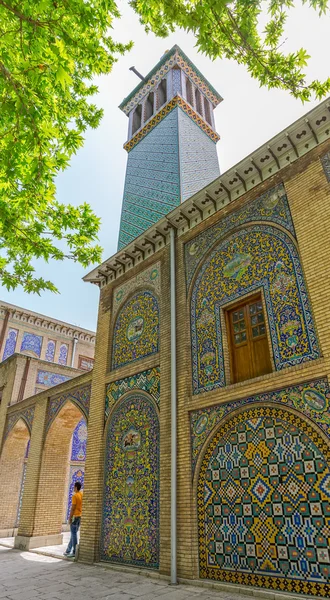 Byggnaden av Windcatchers Golestan slottet — Stockfoto