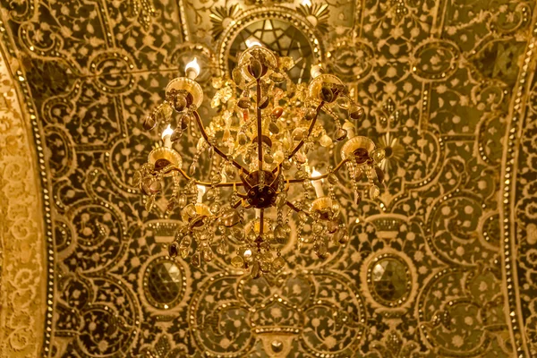 Old chandelier Golestan Palace — Stock Photo, Image