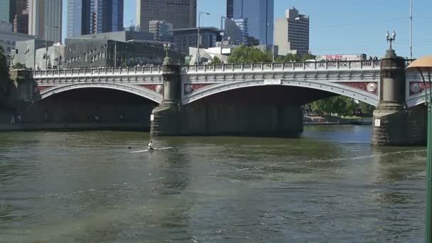 Ponte dei Principi di Melbourne — Video Stock