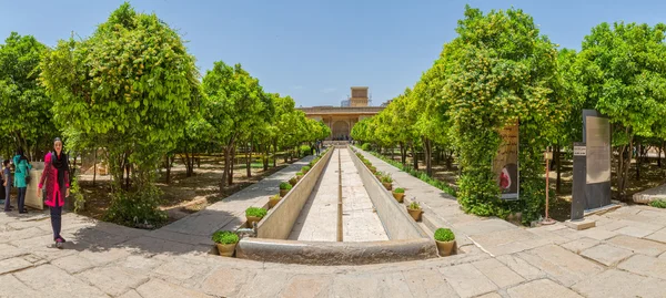 Shiraz Zitadelle im Garten — Stockfoto