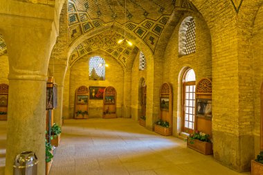Interior of the Nasir Al-Mulk Mosque