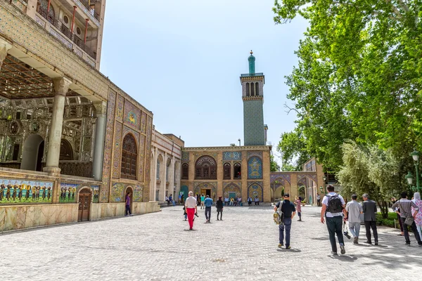 A Golestan palace külső épület a nap — Stock Fotó