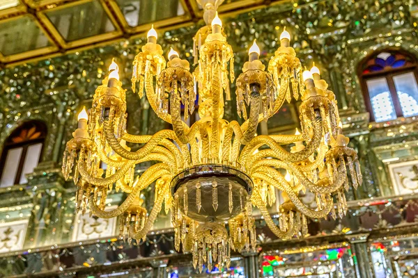 Luminous Chandelier Golestan Palace — Stock Photo, Image