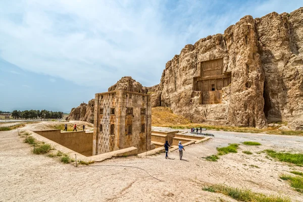 Naqsh-e Rustam ancient necropolis — Stock Photo, Image