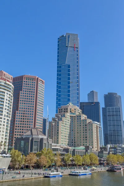 Melbourne Southbank arkitekturen — Stockfoto