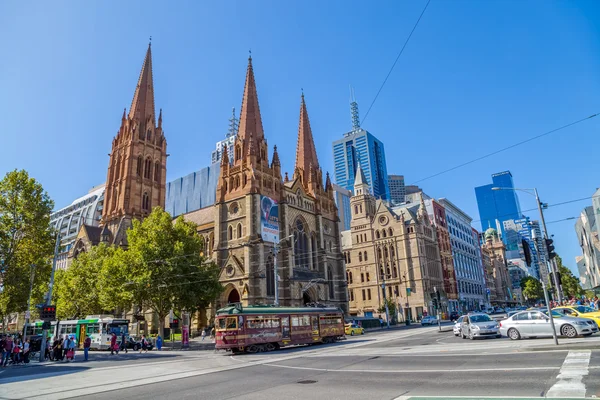 Melbourne Catedral de San Pablo — Foto de Stock