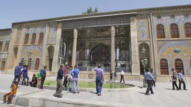 Golestan Palace tronen — Stockvideo