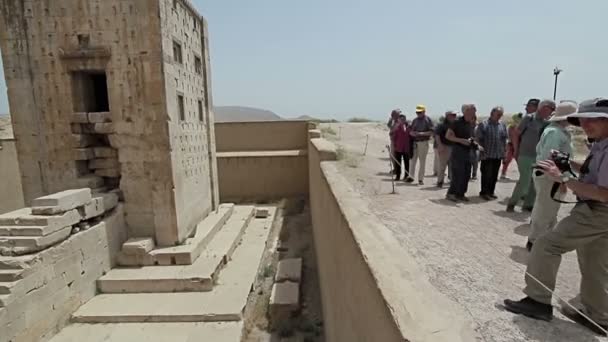 Naqsh-e rustam gamla begravningsplatsen — Stockvideo